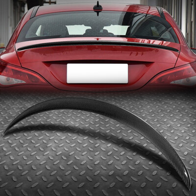 ДЛЯ 13-19 MERCEDES CLA-CLASS СЕДАН КАРБОНОВЫЙ P-ОБРАЗНЫЙ СПОЙЛЕР ЗАДНЕЙ КРЫШКИ БАГАЖНИКА