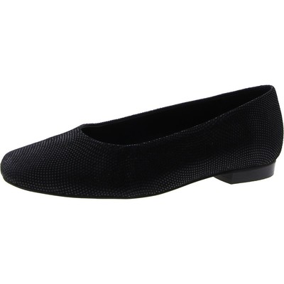 Женские мокасины Trotters Honor из черной кожи шириной 7 см (C, D, W) BHFO 8456