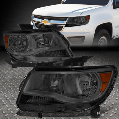 ДЛЯ 15-20 ГОЛОВНЫХ ФОНАРЕЙ CHEVY COLORADO OE STYLE С ДЫМЧАТЫМИ ЛИНЗАМИ И ЯНТАРНЫМИ УГЛОВЫМИ ФАРАМИ