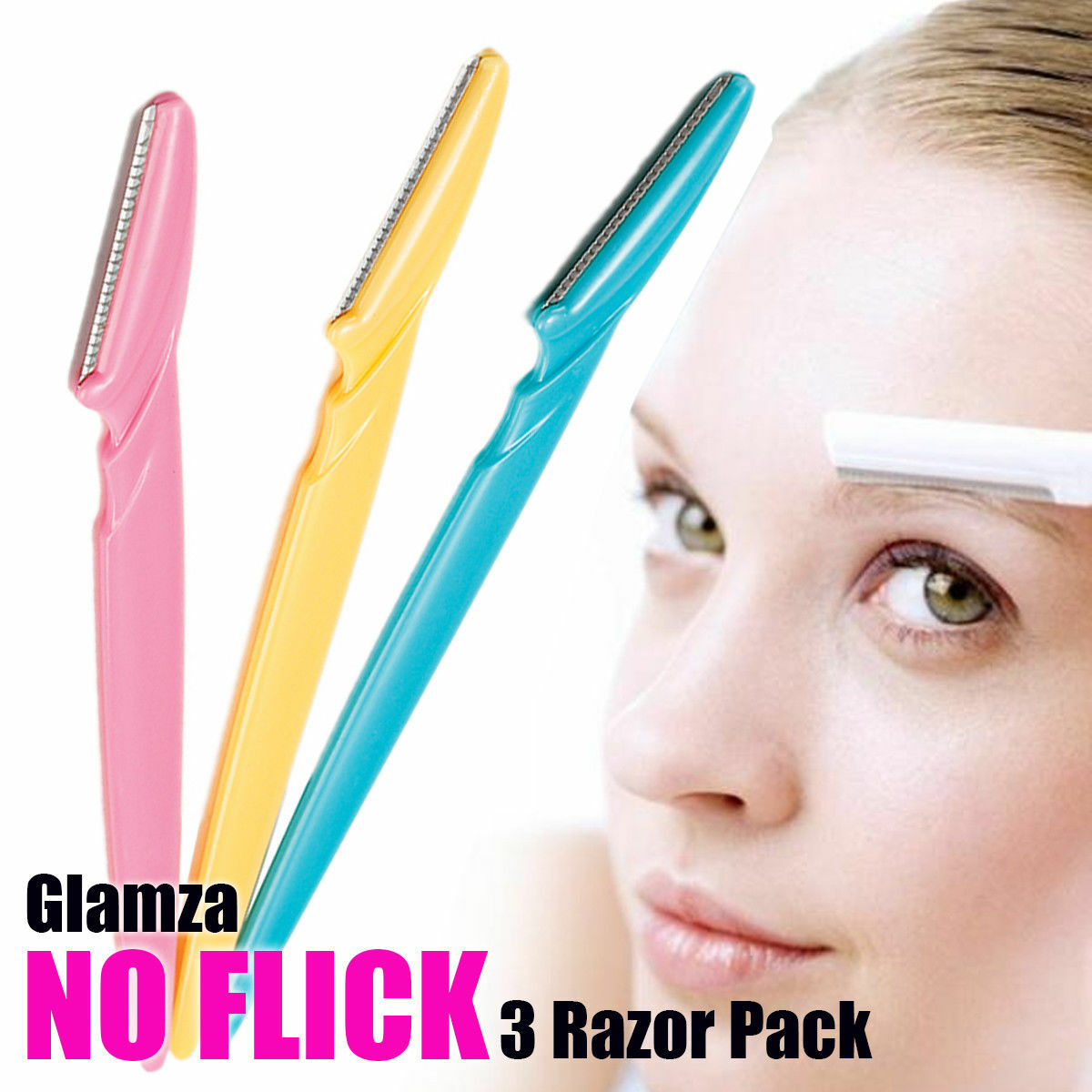 Eyebrow Razor Facial Hair Remover Safety Trimmer Shaper Multi Pack