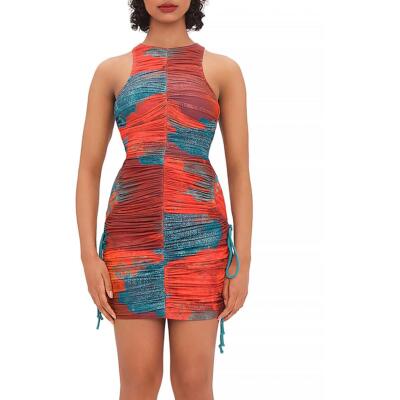 Andrea Iyamah Женское облегающее мини-платье Kasi без рукавов Bodycon BHFO 8005