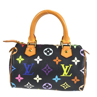 louis vuitton black mini speedy