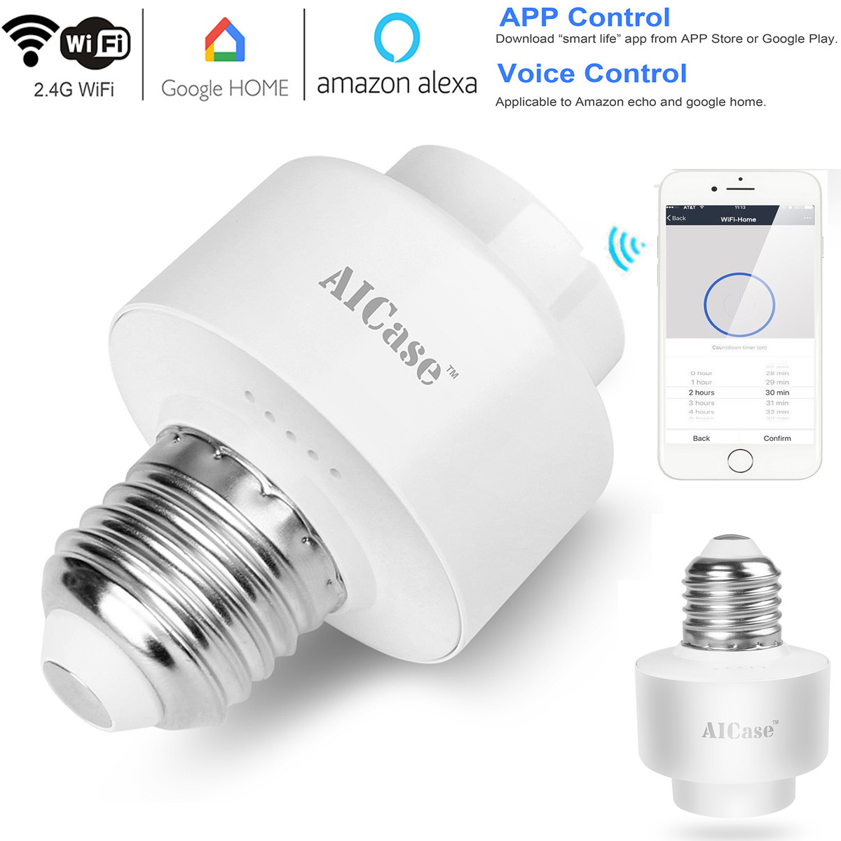 alexa light socket