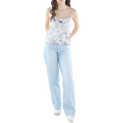 Rebellious One Женский фиолетовый хлопковый галстук-бабочка Cami Juniors L BHFO 5132