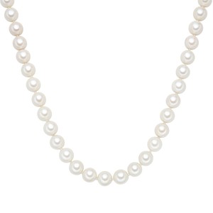 Lulu & Janeluluandjane Damen Perlen-Kette Muschelkernperle 90,0 cm