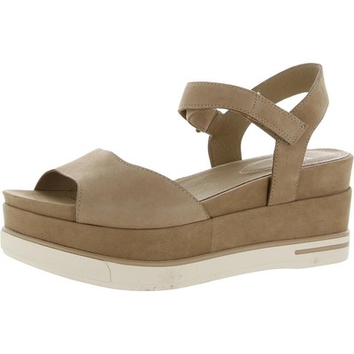 

Женские бежевые сандалии на платформе Eileen Fisher Beck 9 Medium (B,M) BHFO 9006, Barley