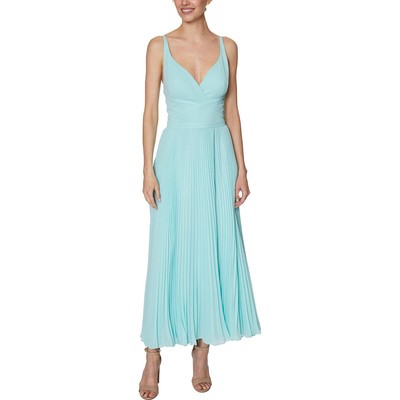 

Зеленое шифоновое плиссированное коктейльное платье Laundry by Shelli Segal  BHFO 1589, Mint
