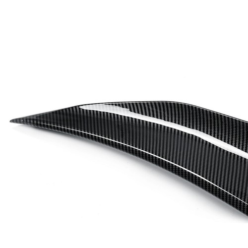 Rear Lip Trunk Spoiler Wing For 14-23 Infiniti Q50 Sedan PSM Carbon Fiber Style