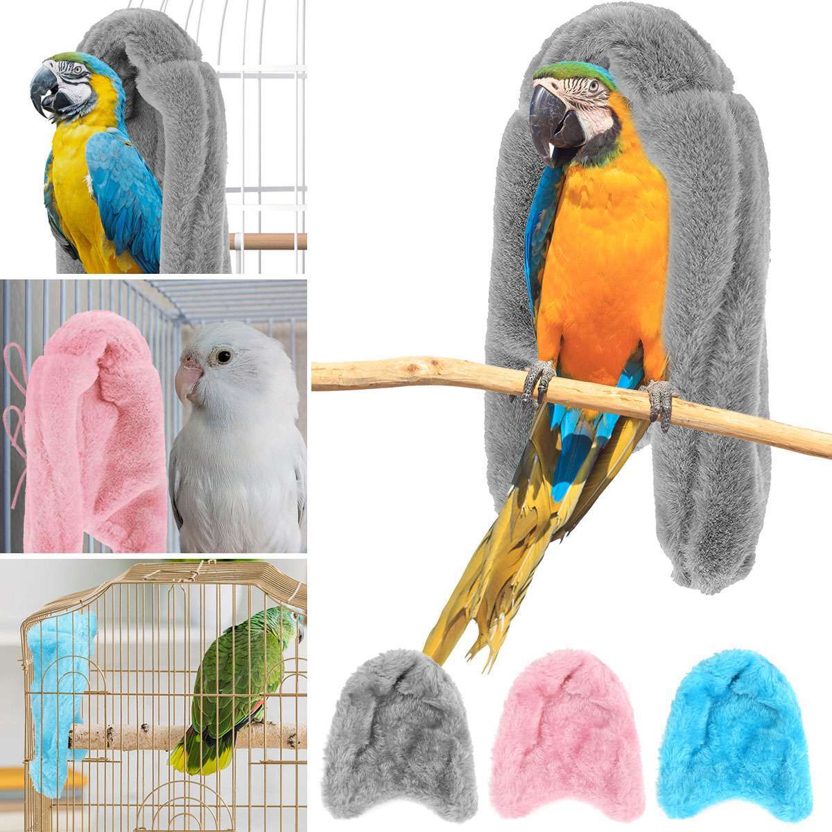 Cozy Bird Bed Warmer Parrot House Cage Hang