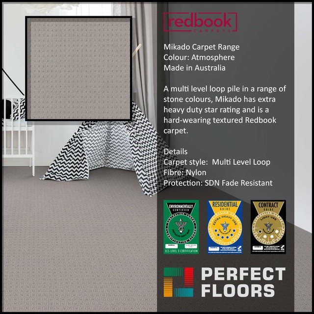 Carpet Feltex Redbook Mikado Range Sale. Supplied and Installed! Rugs
