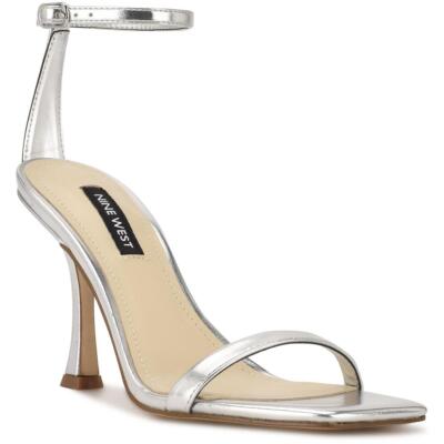 

Женские туфли на каблуке Nine West со стразами и радужной отделкой BHFO 1428, Серебряный, WNYESSA3