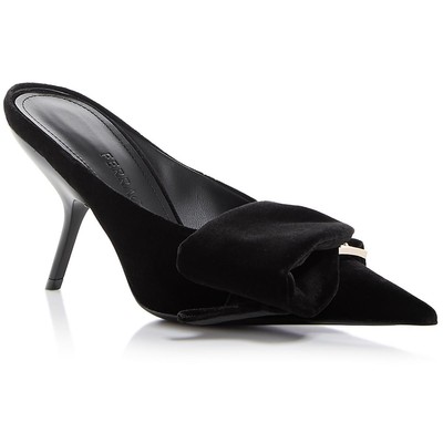 Женские шлепанцы Salvatore Ferragamo Emii черного цвета шириной 7 см (C, D, W) BHFO 6465