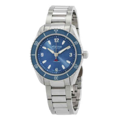 Pre-owned Alpina Quartz Ladies Watch Al-240ln3c6b