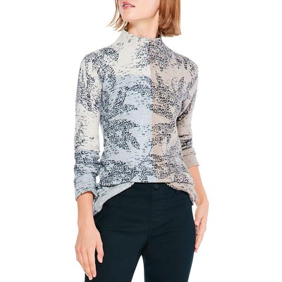 Женский уютный пуловер Nic + Zoe из серого трикотажа в рубчик, топ-свитер XXL BHFO 3702