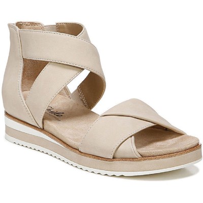 Женские босоножки на плоской подошве LifeStride Zoom бежевого цвета шириной 9,5 (C, D, W) BHFO 5692