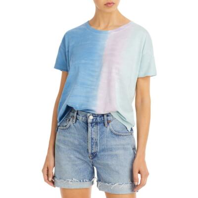 

Rails Womens The Classic Crewneck Cotton Tie-Dye Pullover Top Shirt BHFO 6733, Ocean lavender