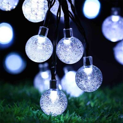 23Ft 50 LED Outdoor Solar Powered String Lights for Patio Yard Porch Party Decor