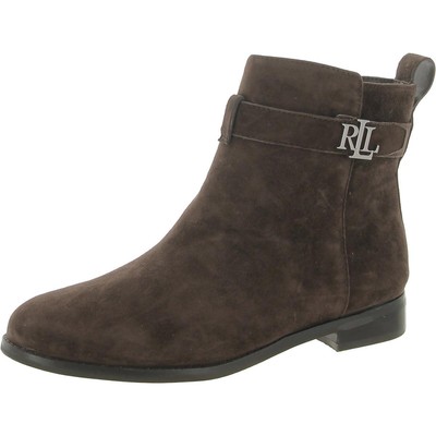 Женские ботильоны BRIELE коричневого цвета Lauren Ralph Lauren 7.5 Medium (B,M) BHFO 5484