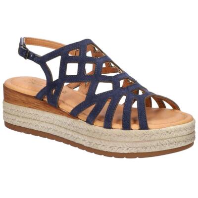

Bella Vita Женские замшевые сандалии на платформе ZIP-ИТАЛИЯ BHFO 7856, Navy suede, ZIP-ITALY
