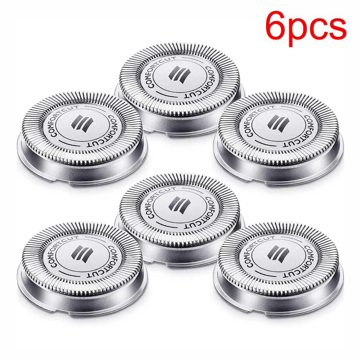 6PcsSH30 Replacement Heads for Philips Norelco Series 3000 2000 1000 SH30 Blades