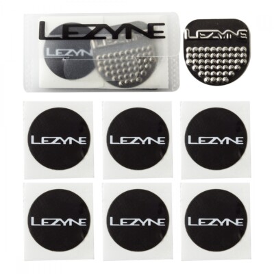 Lezyne Smart Card Patch Kit - Bicycle Puncture Repair 6 Patches + Scuffer + Glue