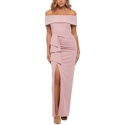 

Женское розовое вечернее платье с разрезом по подолу Xscape Petites  BHFO 4583, Rose