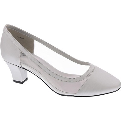 

Easy Street Womens Cody Slip On Dress Туфли-лодочки с миндалевидным носком BHFO 5821, Серебряный, Cody