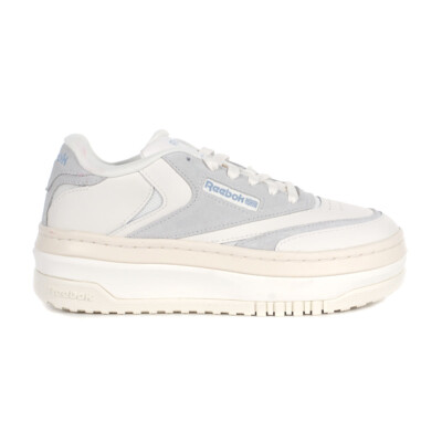 Reebok Women's Club C Extra White/Grey Platform Sneakers 100074260