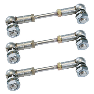 Triumph TR5 TR6 Throttle Link Rod Set 3pc Threaded rods Ball joint ends 152889XK