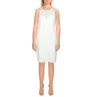 

Женское облегающее платье Guess белого цвета с лямкой на шее без рукавов  BHFO 5602, Белый