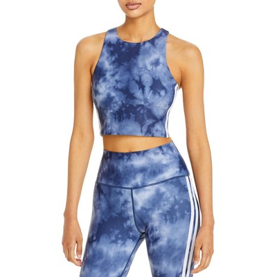 

Спортивный бюстгальтер Aqua Womens Tie Dye Long Line Racerback BHFO 0393, Синий
