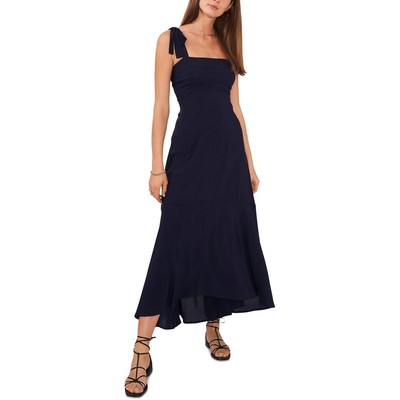1.Женское макси-платье State Womens темно-синего цвета из однотонной вискозы XS BHFO 2221