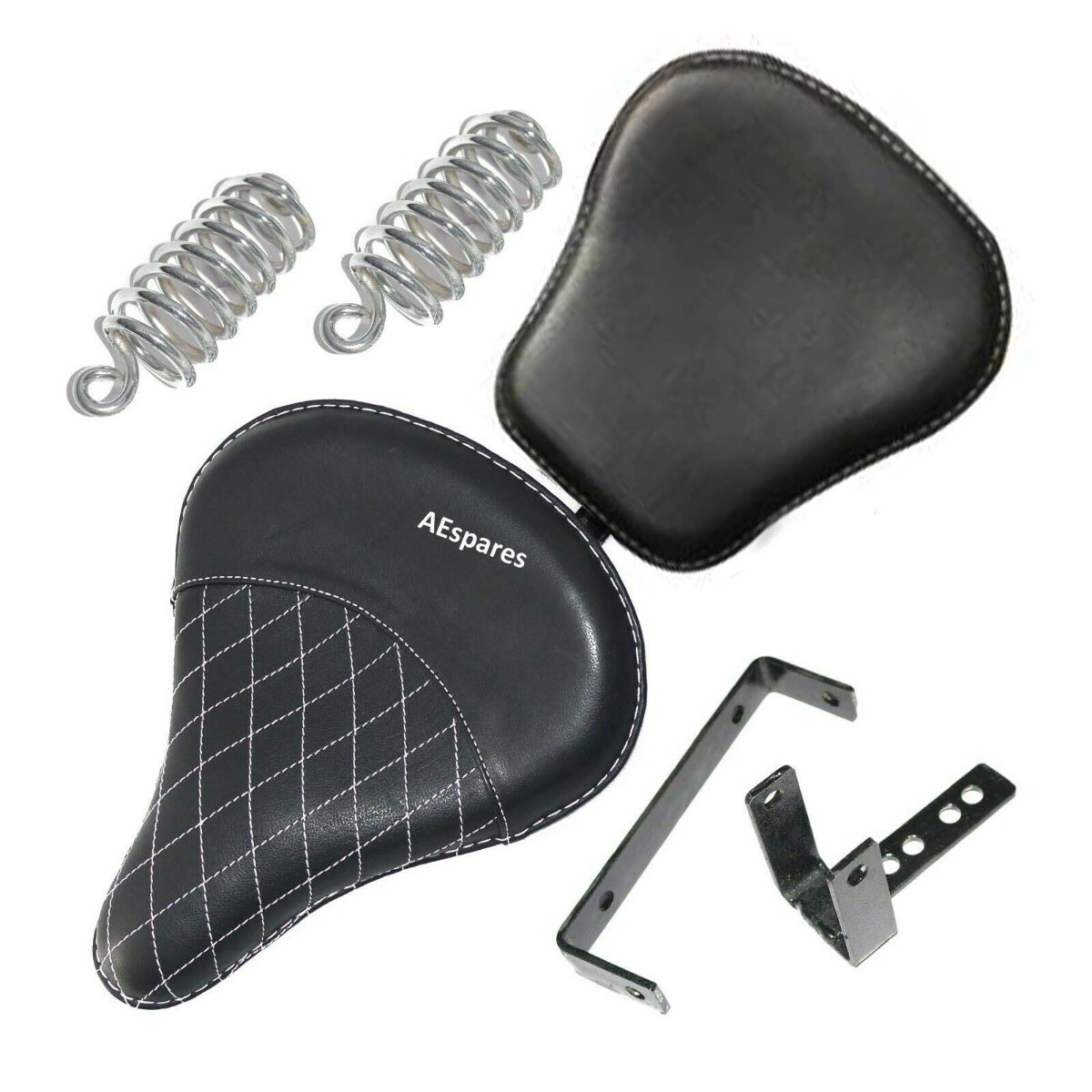 Fits Royal Enfield Classic 500cc EFI classic 350CC UCE Front Rear Seat Black 