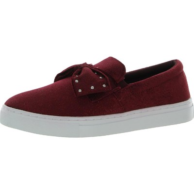 

IMNYC Isaac Mizrahi Женские красные слипоны Beth 9 Medium (B,M) BHFO 6603, Dark red fabric
