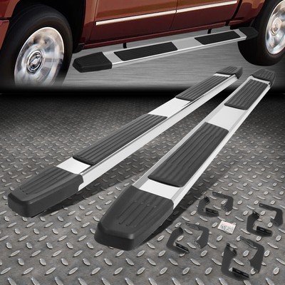 ДЛЯ 07-21 YOYOTA TUNDRA CREWMAX CAB S.СТАЛЬНЫЕ ПОДНОЖКИ С 6 БОКОВЫМИ СТУПЕНЬКАМИ NERF BAR