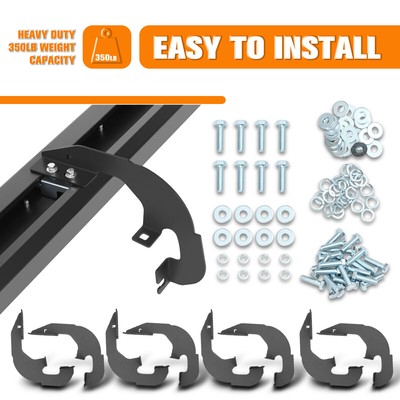 For 19-24 Silverado/Sierra 2500 3500HD Crew Cab 6" Side Step Bar Running Boards