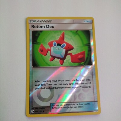 Reverse Holo Rotom Dex 131/149 Uncommon SM Base Set