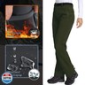 Jessie Kidden Women's Waterproof Pants Hiking Ski Snow Fish Fleece Lined Insulated Outdoor Golf Travel Pant (801F Army green 16)