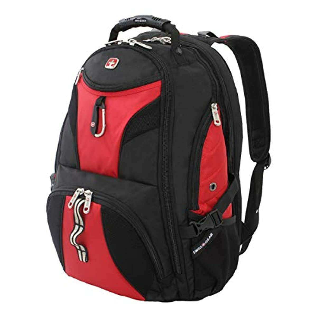 SWISSGEAR 1900 ScanSmart TSA Laptop Backpack- Red/Black | eBay