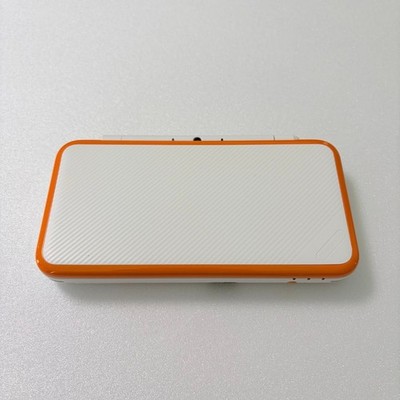 New Nintendo 2DS XL LL White Orange Console Stylus Working Tested w/Box Japanese