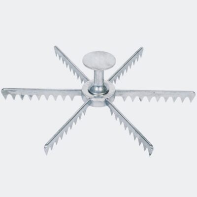 6 Cut Pie Marker, Cast Aluminum Guideline and Portion Divider