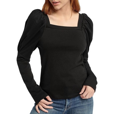 

Splendid Womens Josephine Puff Sleeve Cozy Pullover Sweater Shirt BHFO 1809, Черный