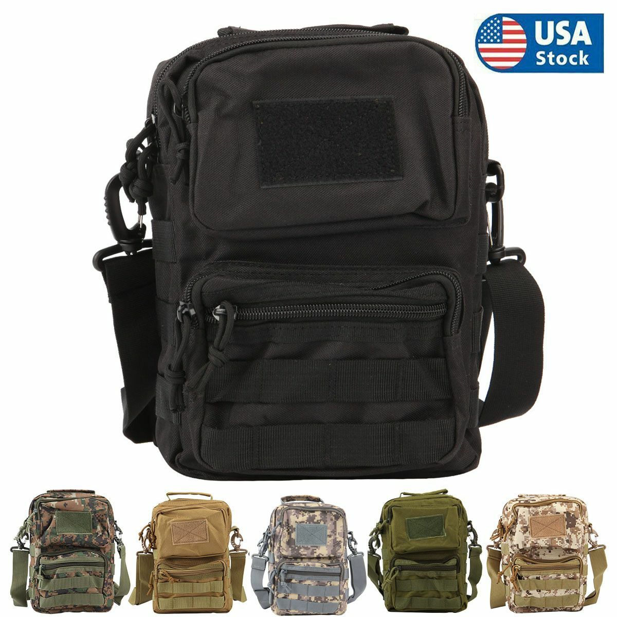 Outdoor Tactical Military Sling Chest Bag Backpack Crossbody Shoulder Pack