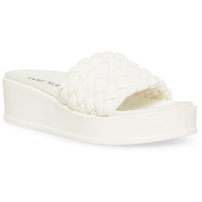

Женские кожаные плетеные летние сандалии без задника Anne Klein Vikki BHFO 4289, Vikki