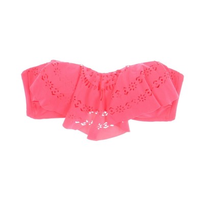 

Женский розовый купальник с воланами Jessica Simpson, размер  BHFO 4038, Коралл