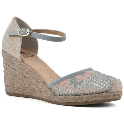 Женские эспадрильи Mamba синего цвета White Mountain, средний размер 6,5 (B,M), BHFO 4859