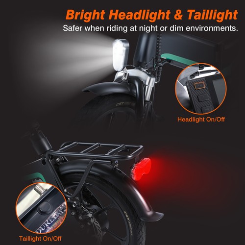 ALU EBike Elektrofahrrad 16 Mountainbike ElektroFahrrad Pedelec 7.5AH EMTB