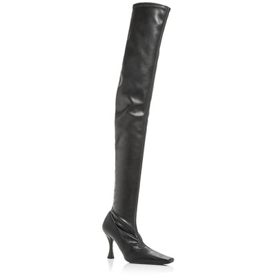 

Proenza Schouler Женские кожаные сапоги до бедра с высоким квадратным носком Сапоги BHFO 3385, PS35212B