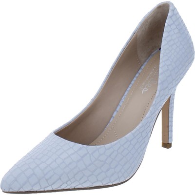 

Женские синие туфли на каблуке Charles by Charles David MAXX 6,5, средние (B,M) BHFO 7413, Baby blue croc emboss