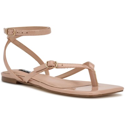 Повседневные сандалии-гладиаторы Nine West Womens NELSON3 Tan 9.5 Medium (B, M) BHFO 1369